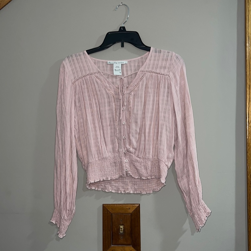 Pink Long Sleeve Tee